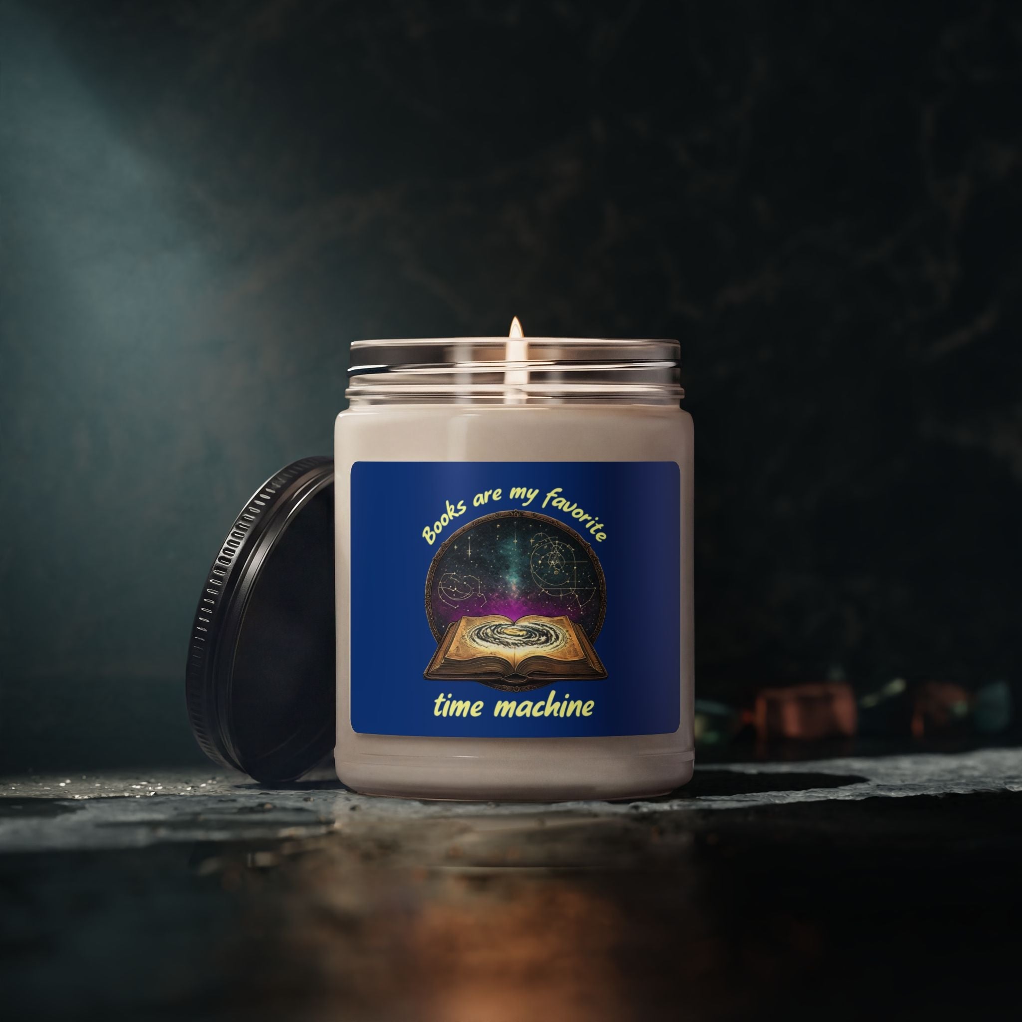 Soy Candle — "Books Are My Favorite Time Machine" 9oz